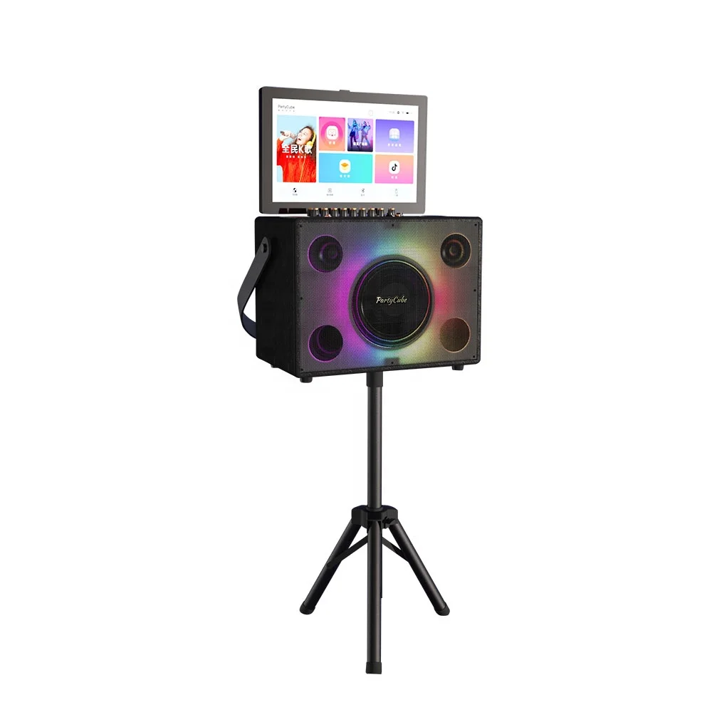 Karaoke Machine Portable With 2 Mic - Altoparlante Karaoke Portatile con 2 Microfoni