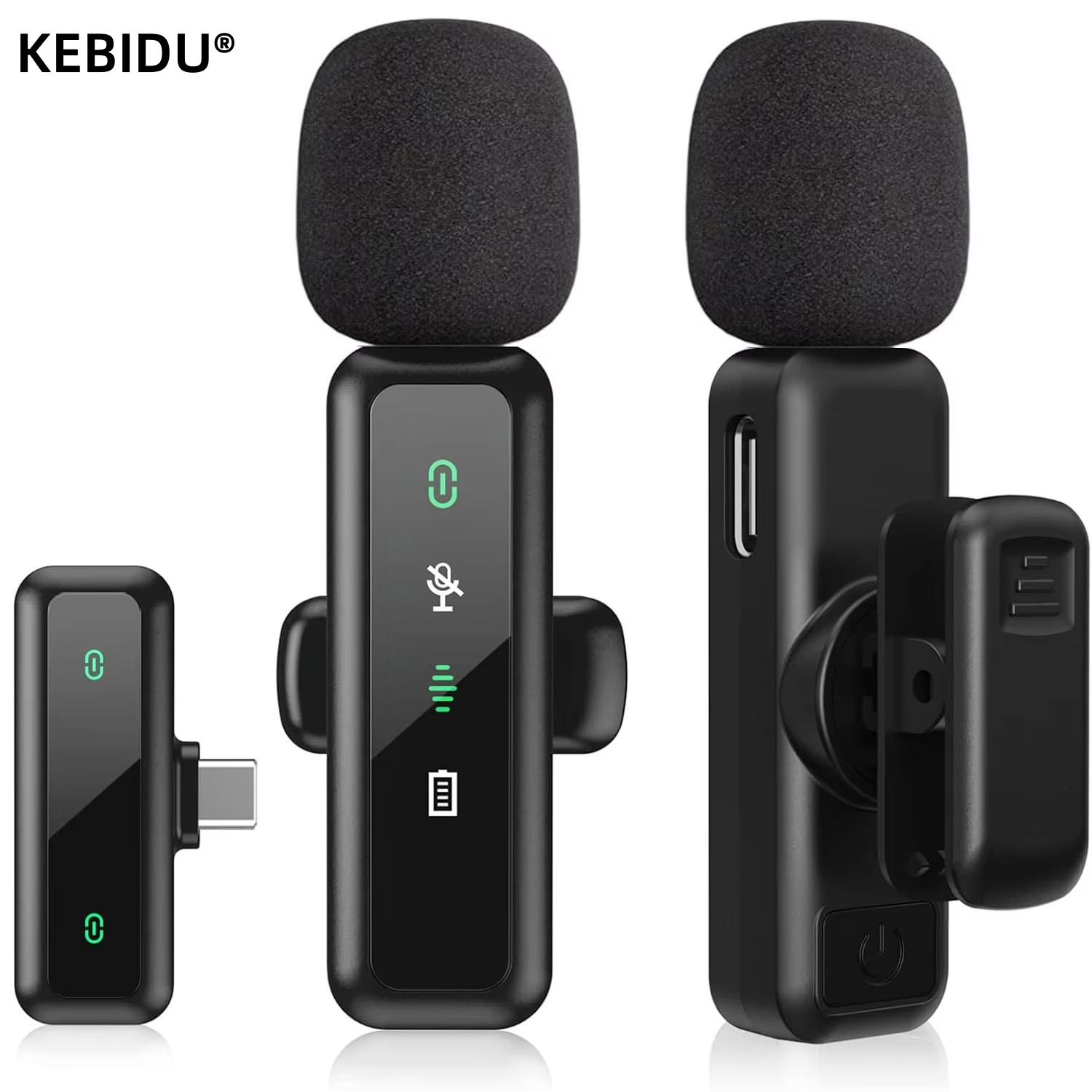 Rechargeable Wireless Mic Lithium Battery - Microfono wireless lavalier Batteria ricaricabile da