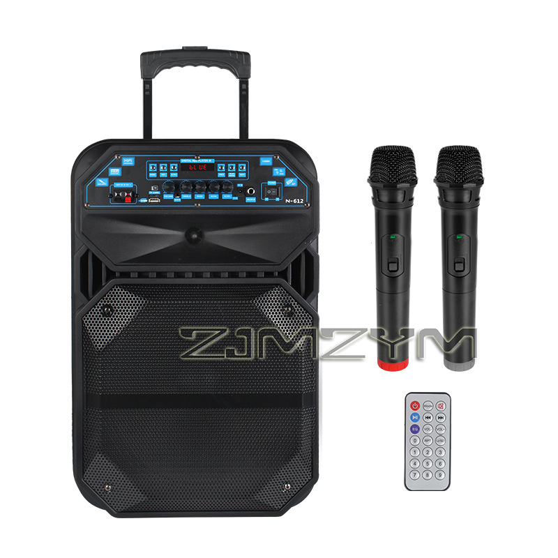 Pa Sound System Battery Portable Outdoor - Altoparlante Bluetooth Portatile da 12 Pollici,