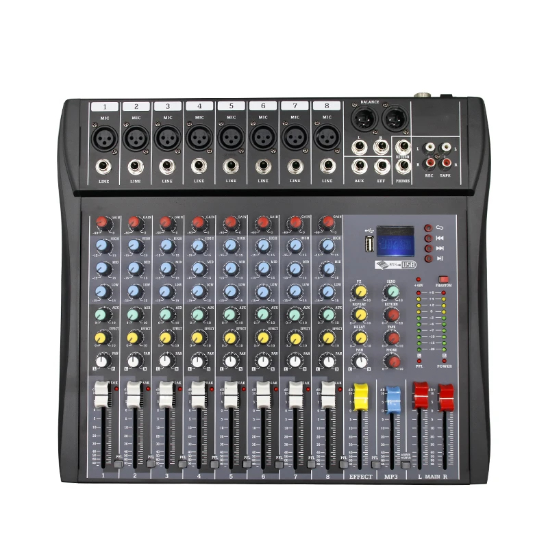 Karaoke Amplifier Mixer Bluetooth - Mixer Audio a 8 Canali con