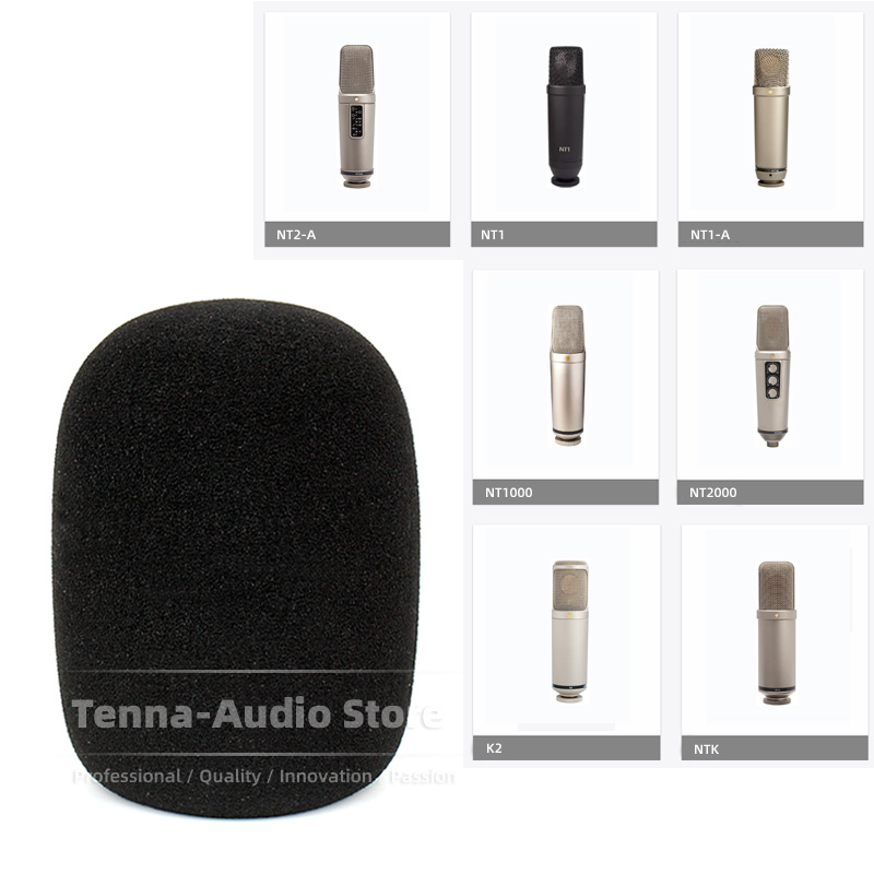 Microphone Pop Filter Foam Windscreen - Spugna per microfono in schiuma per