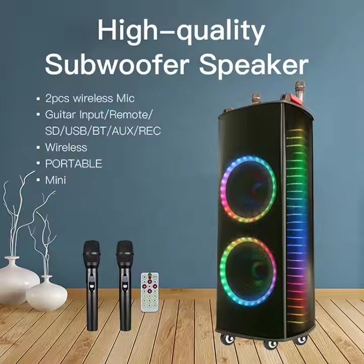 Karaoke Speaker System 100W Rgb - Sistema Home Theater Ndr-1010S Karaoke 100W