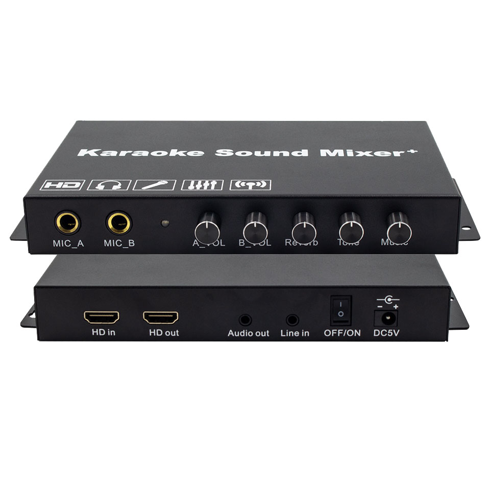 Karaoke Amplifier Mixer Bluetooth - Sistema Mixer Professionale per Karaoke con
