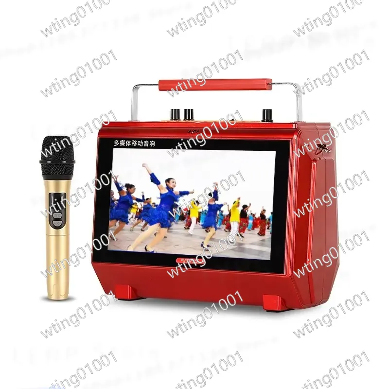 Karaoke Machine Portable With 2 Mic - Macchina per karaoke con schermo che