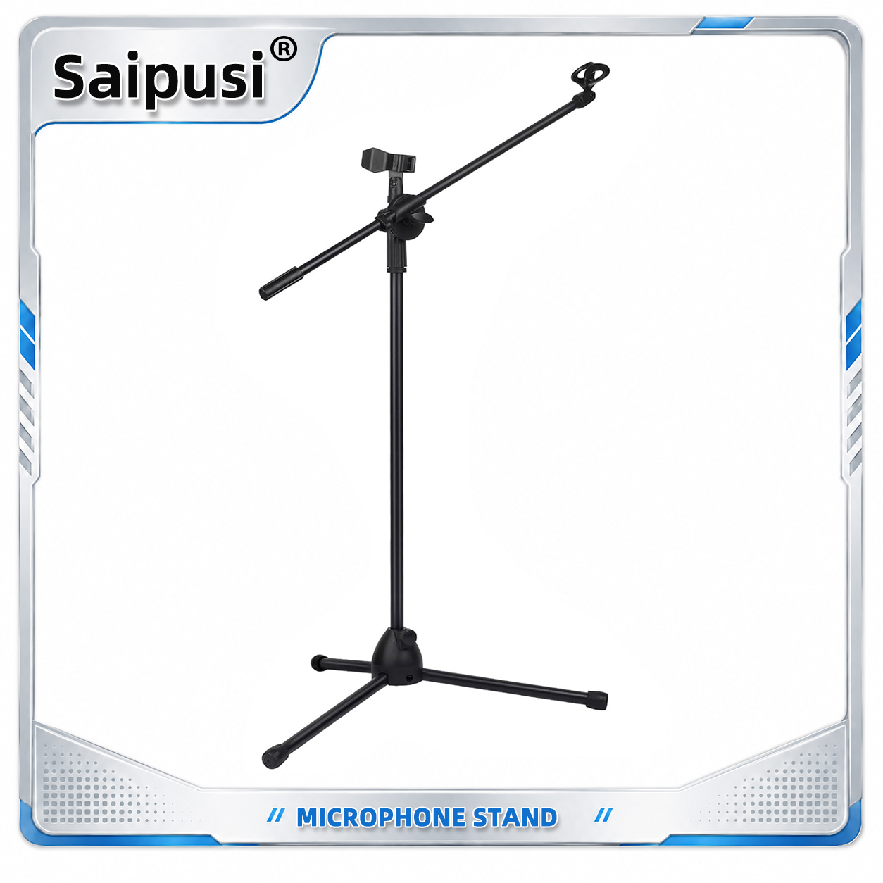 Microphone Stand Boom Arm Floor - Supporto per microfono con braccio a
