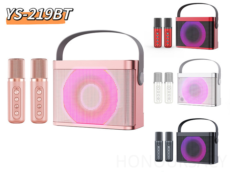 Karaoke Machine Portable With 2 Mic - Macchina per Karaoke Bluetooth HIFI Stereo