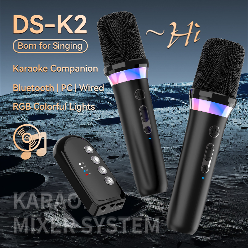 Bluetooth Karaoke Microphone Handheld - Karaoke Compagno Microfono Senza Fili Dinamico