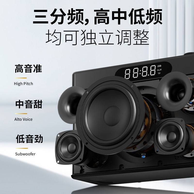 Karaoke Machine Portable With 2 Mic - Macchina per Karaoke Portatile da Esterno