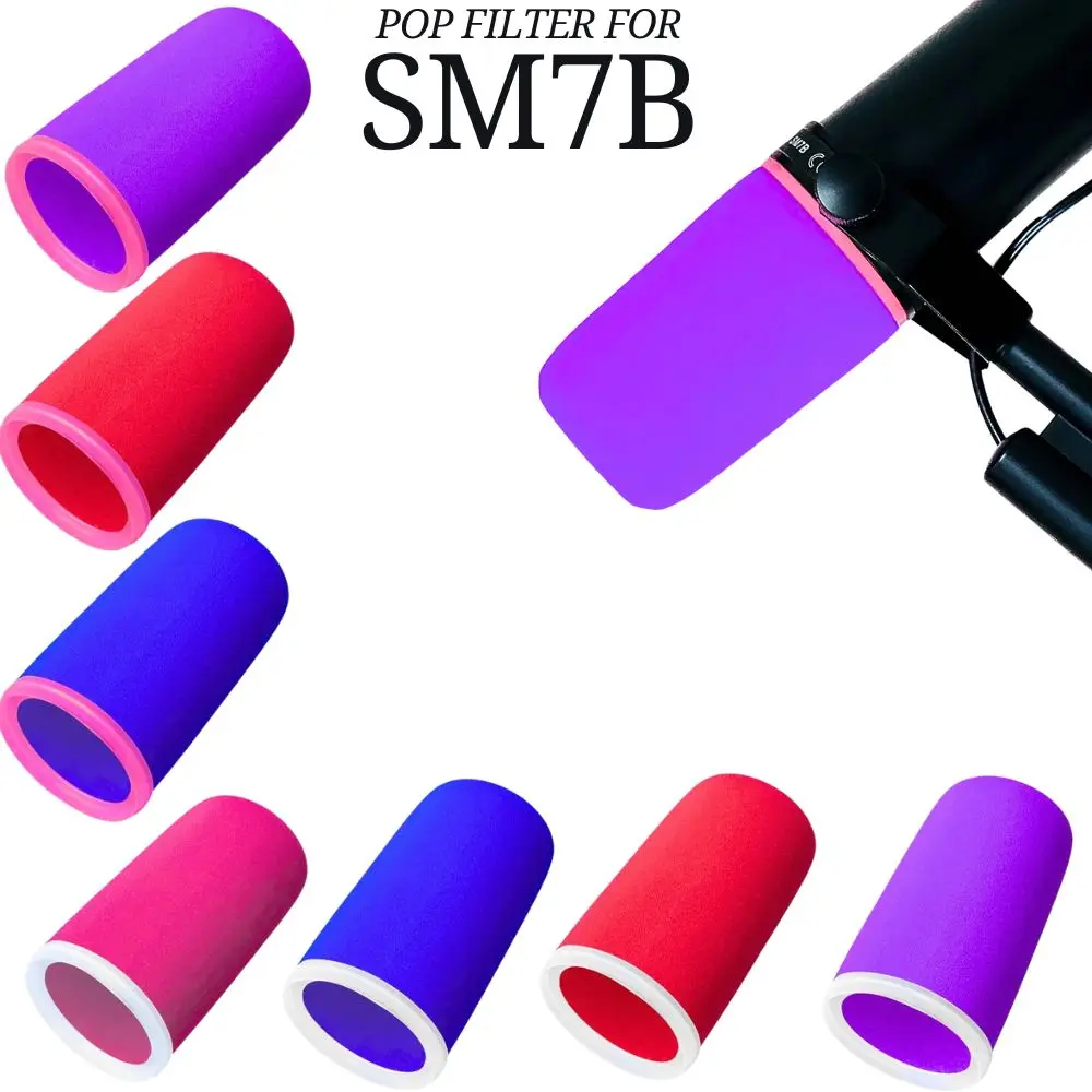 Microphone Pop Filter Foam Windscreen - Filtro antivento per microfono Shure SM7B,