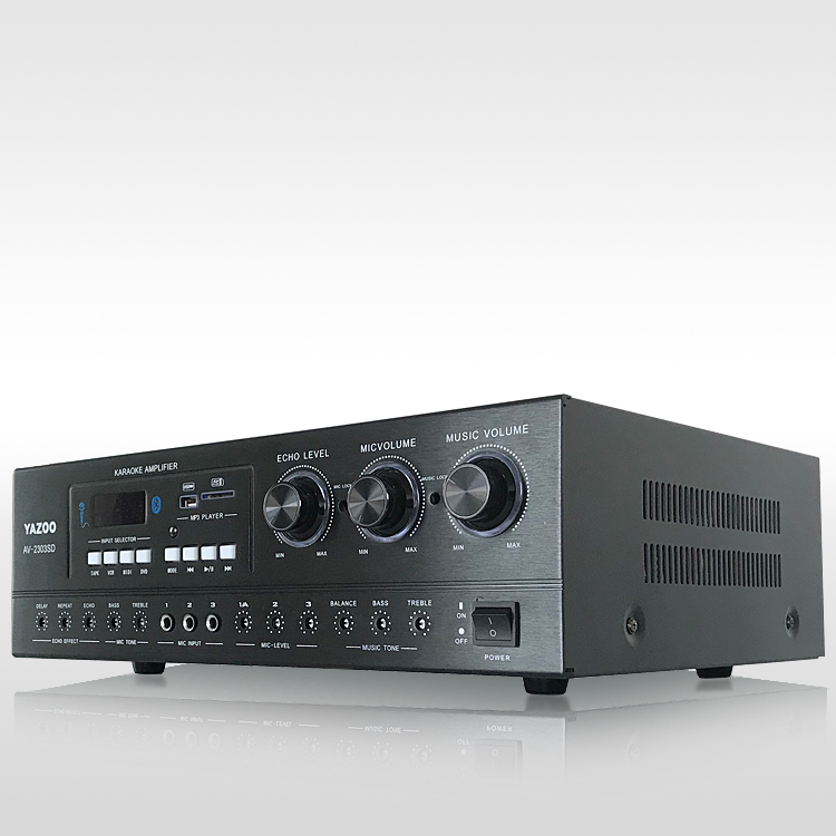 Karaoke Amplifier Mixer Bluetooth - Amplificatore Mixer Karaoke OEM AV-2303SD 150WX2