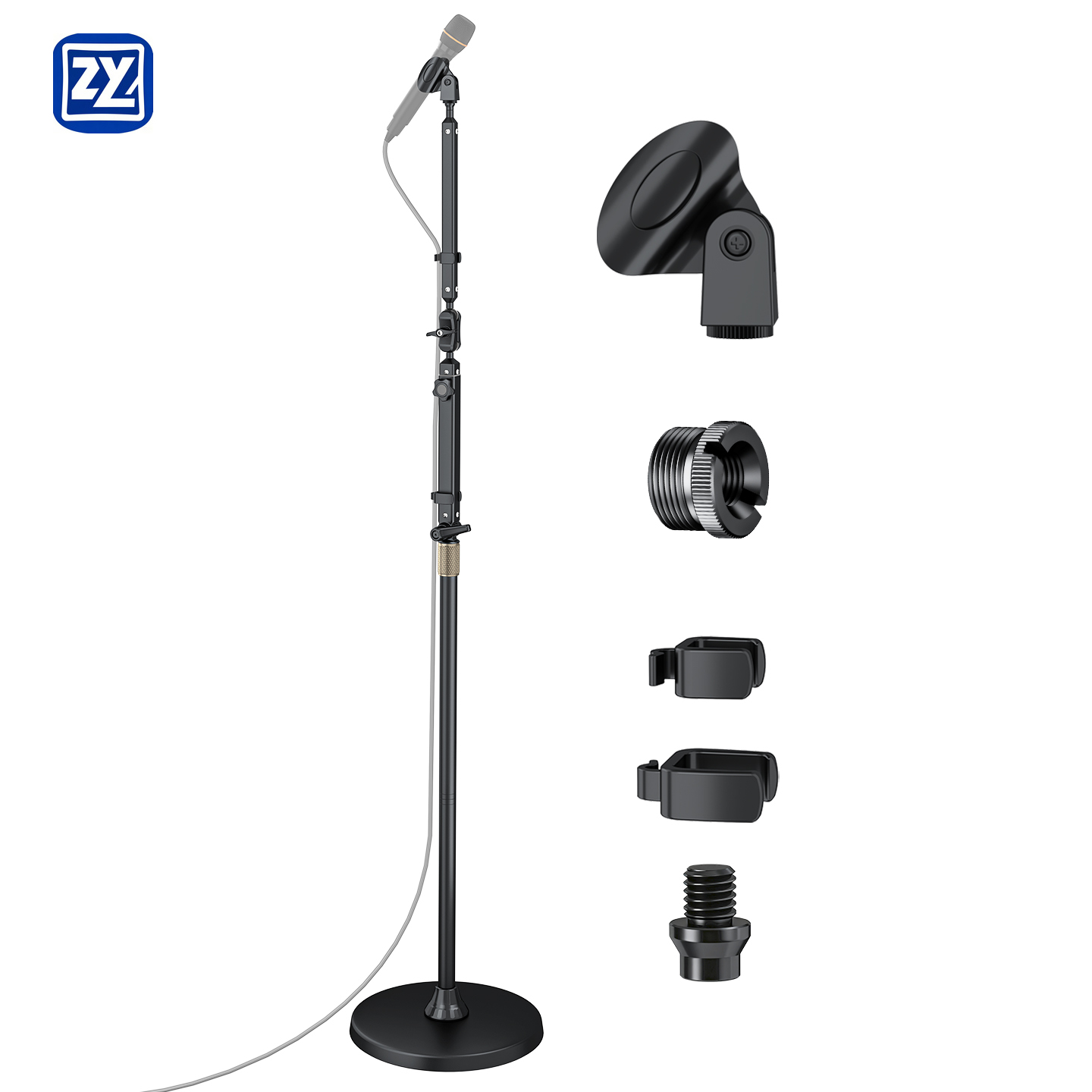 Microphone Stand Boom Arm Floor - Supporto per Microfono da Terra in