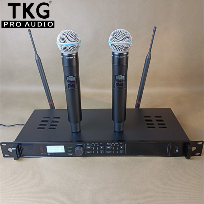 Uhf Wireless Microphone System Dual Channel - Muslimulxd4d True Diversity uhf performance stage