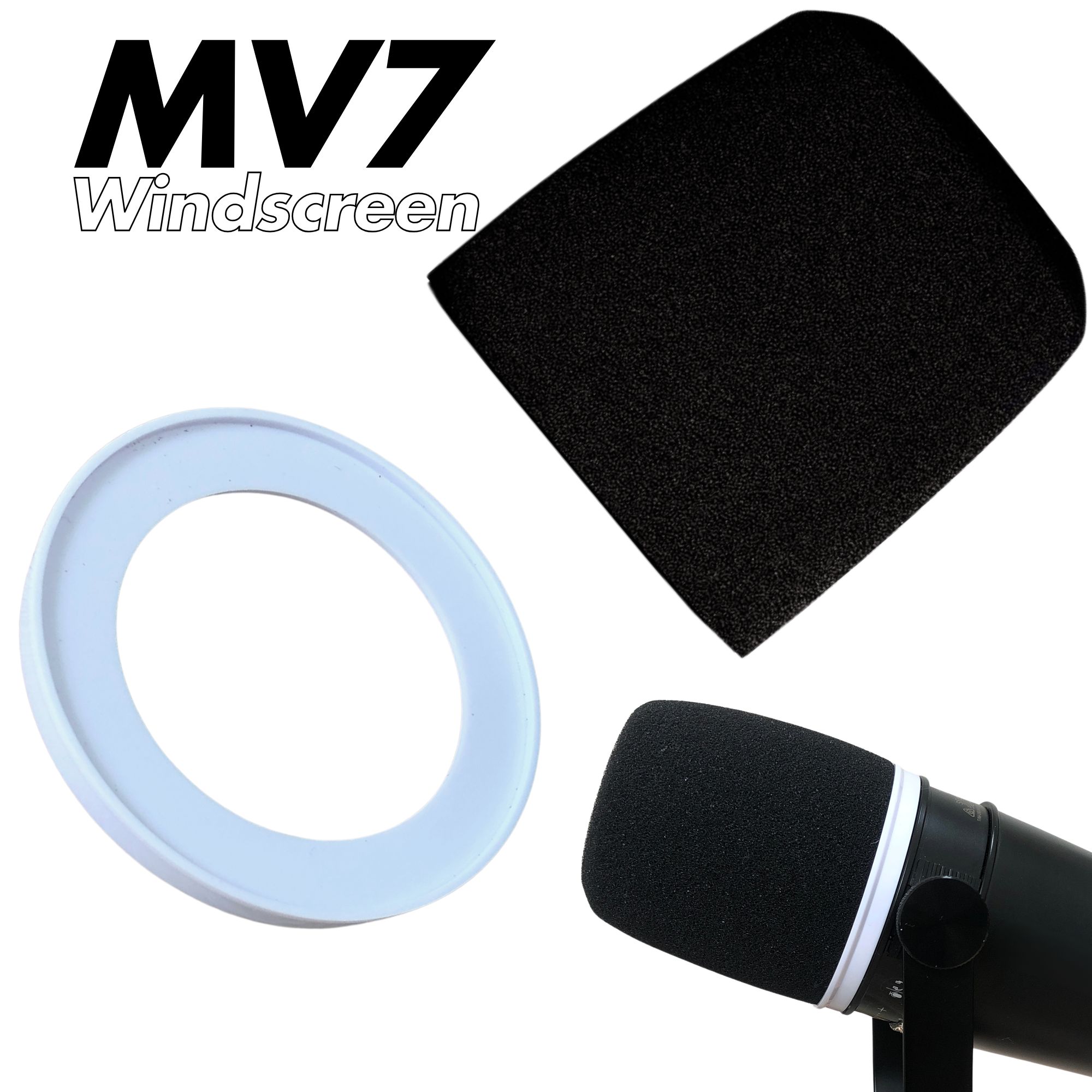 Microphone Pop Filter Foam Windscreen - Coperture per microfono in schiuma con