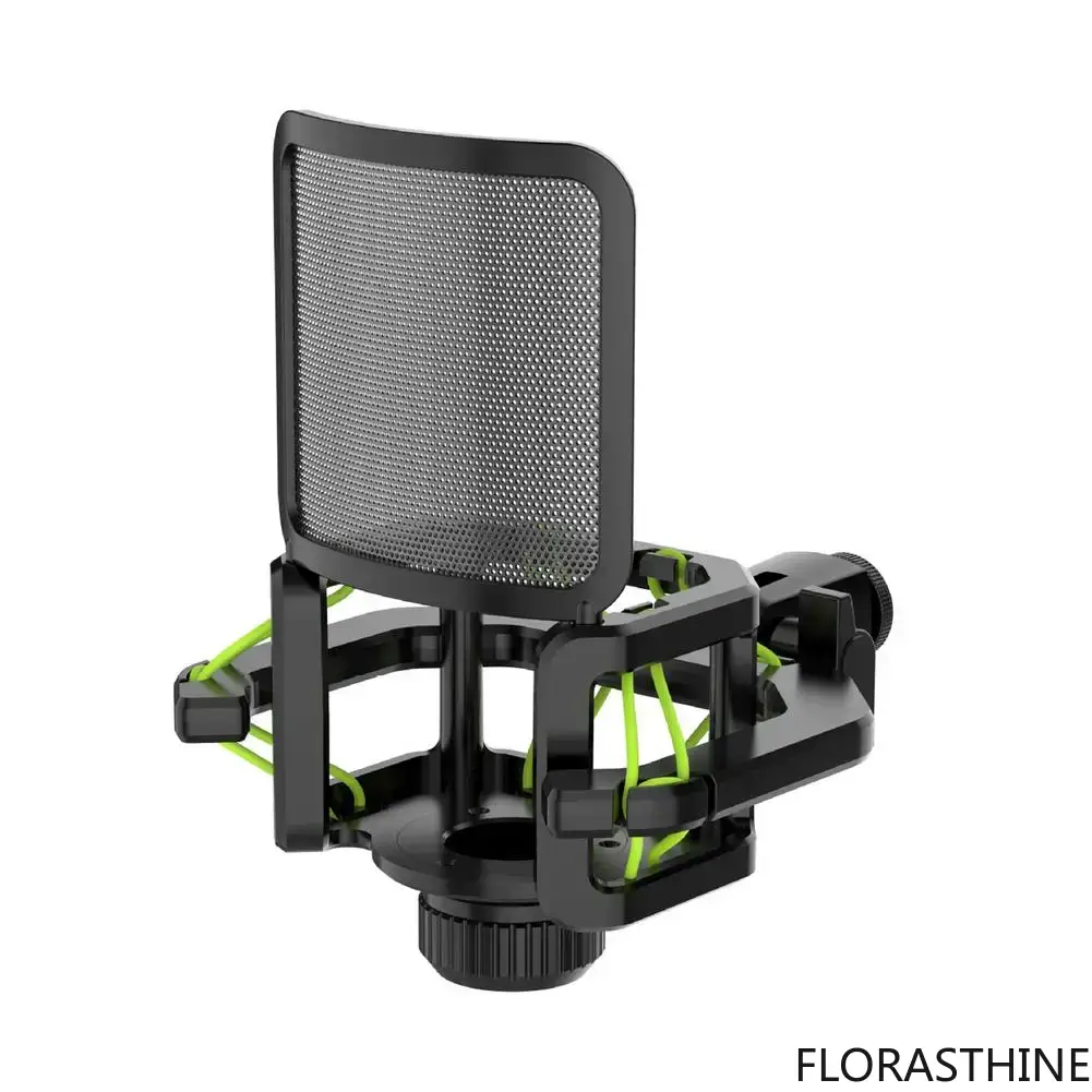 Microphone Shock Mount Universal - Supporto antivibrazioni per microfono con filtro