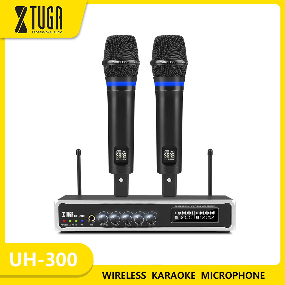 Bluetooth Karaoke Microphone Handheld - XTUGA UH300 UHF Microfono karaoke professionale