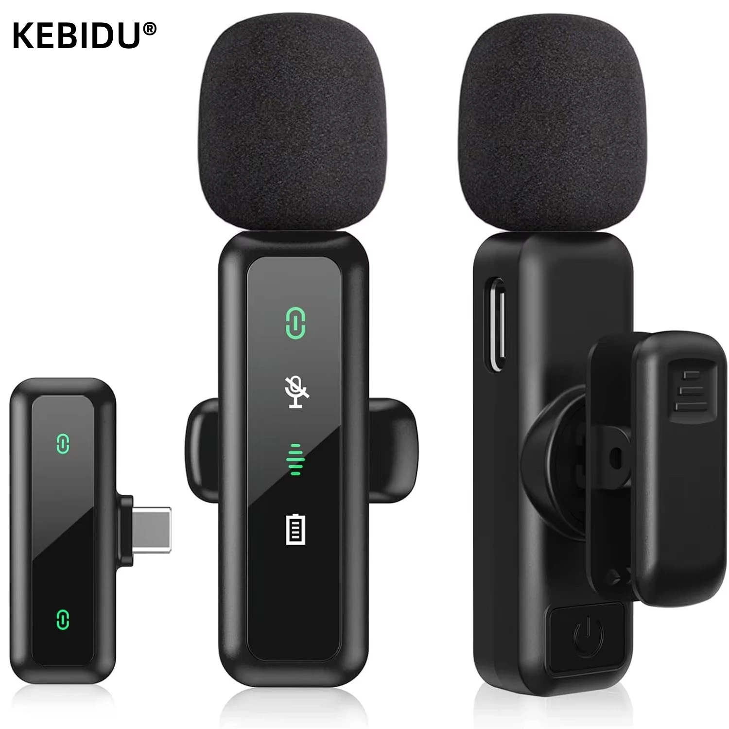 Rechargeable Wireless Mic Lithium Battery - Microfono wireless lavalier Batteria ricaricabile da