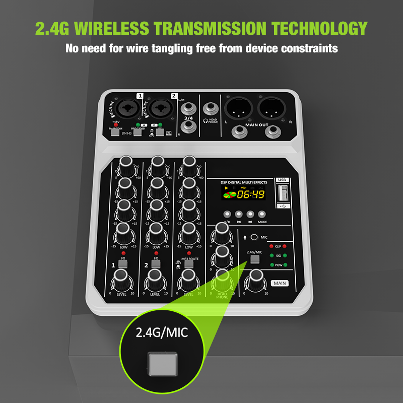 Mixer Audio a 4 Canali con Kit - Karaoke Amplifier Mixer Bluetooth recensione e prezzo