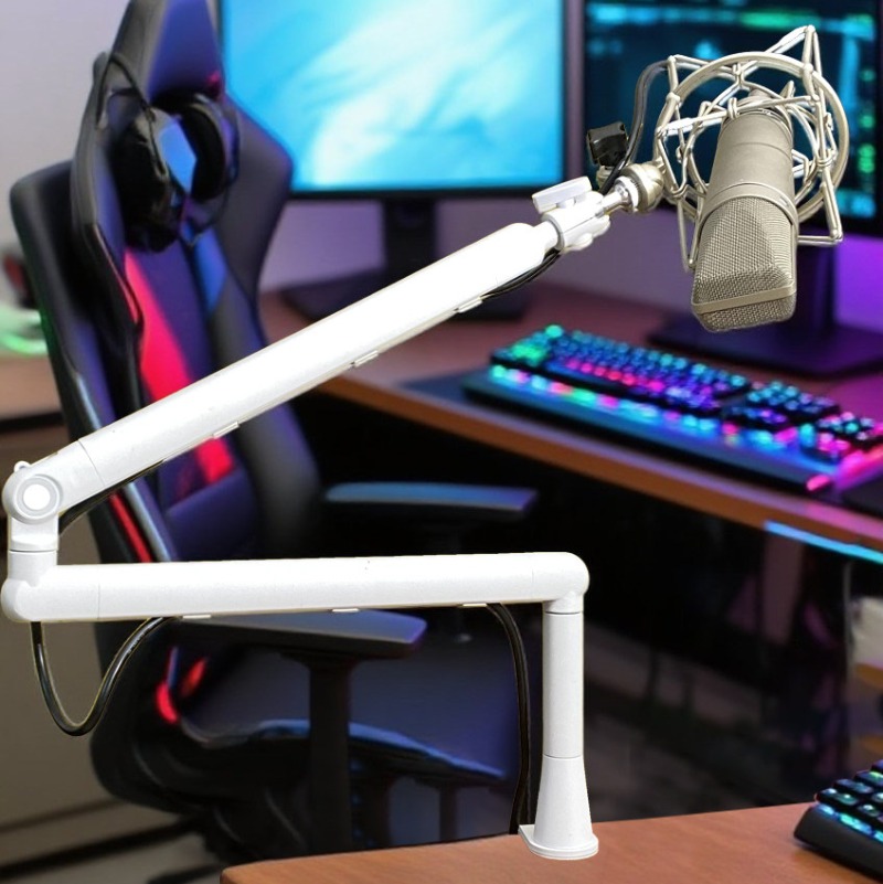 Supporto per Microfono con Bra - Microphone Stand Boom Arm Floor recensione e prezzo