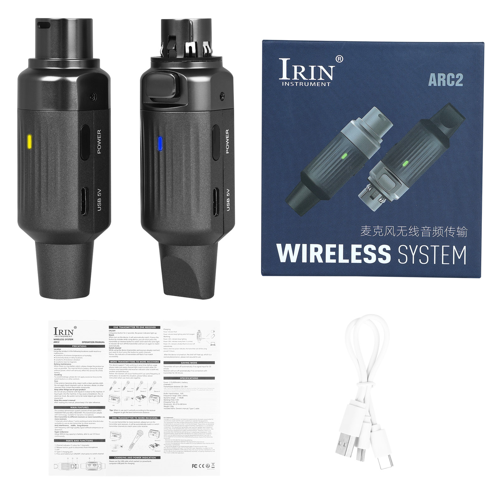 Sistema Microfonico Wireless U - Uhf Wireless Microphone System Dual Channel recensione e prezzo