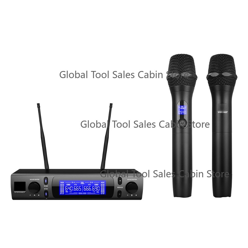 Sistema microfonico wireless d - Uhf Wireless Microphone System Dual Channel recensione e prezzo