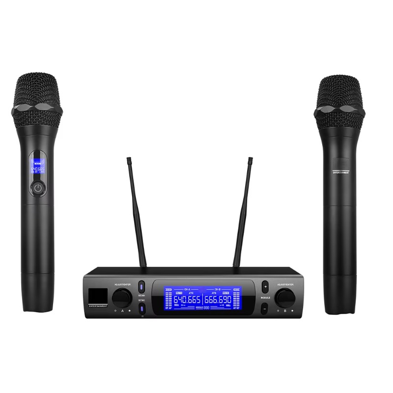 Sistema microfonico wireless d - Uhf Wireless Microphone System Dual Channel recensione e prezzo