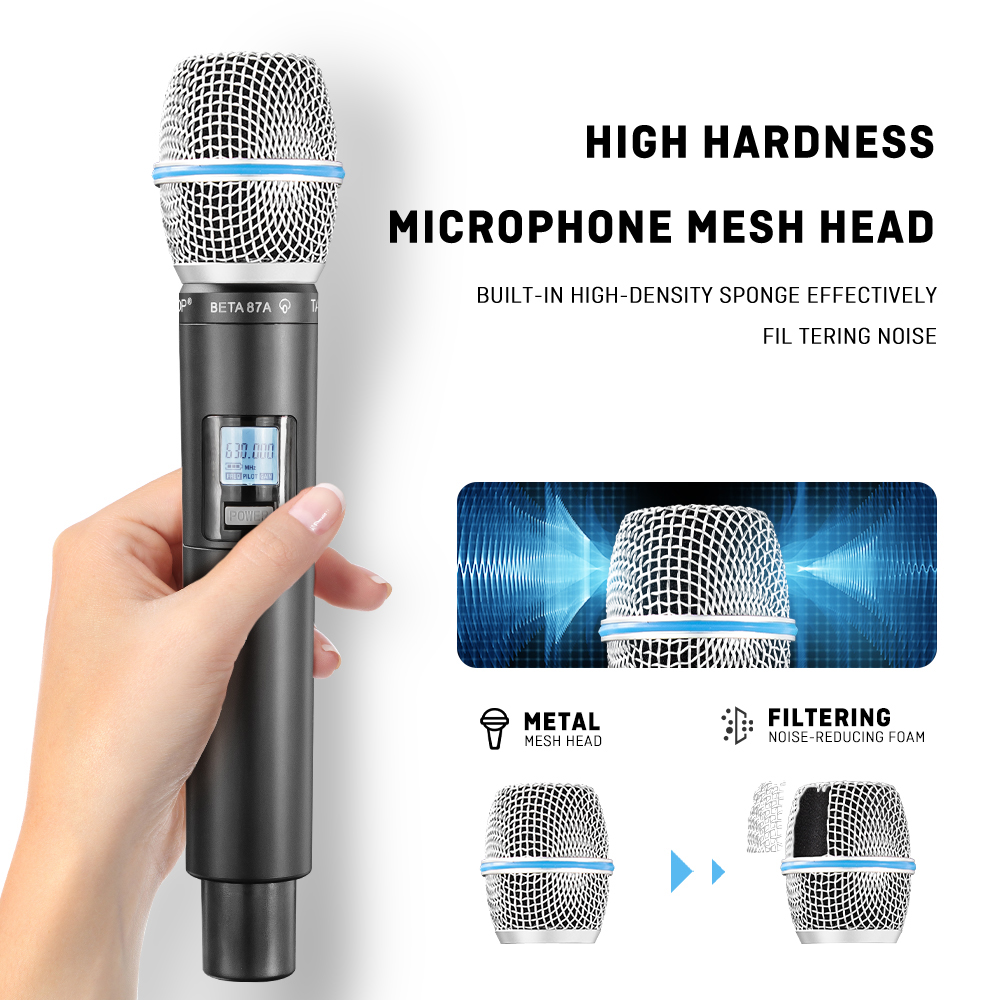 TAVOSOP GL-B87 Sistema Profess - Uhf Wireless Microphone System Dual Channel recensione e prezzo