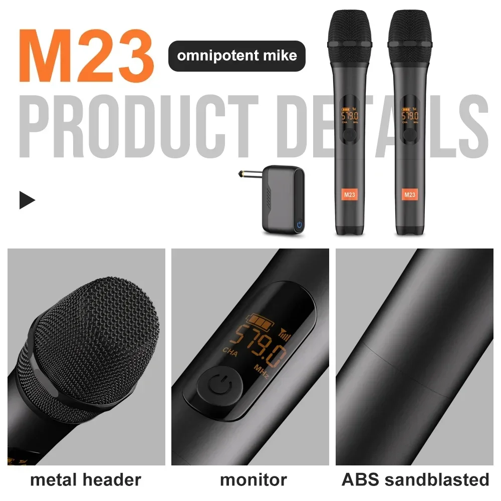 Set di microfoni wireless UHF  - Rechargeable Wireless Mic Lithium Battery recensione e prezzo