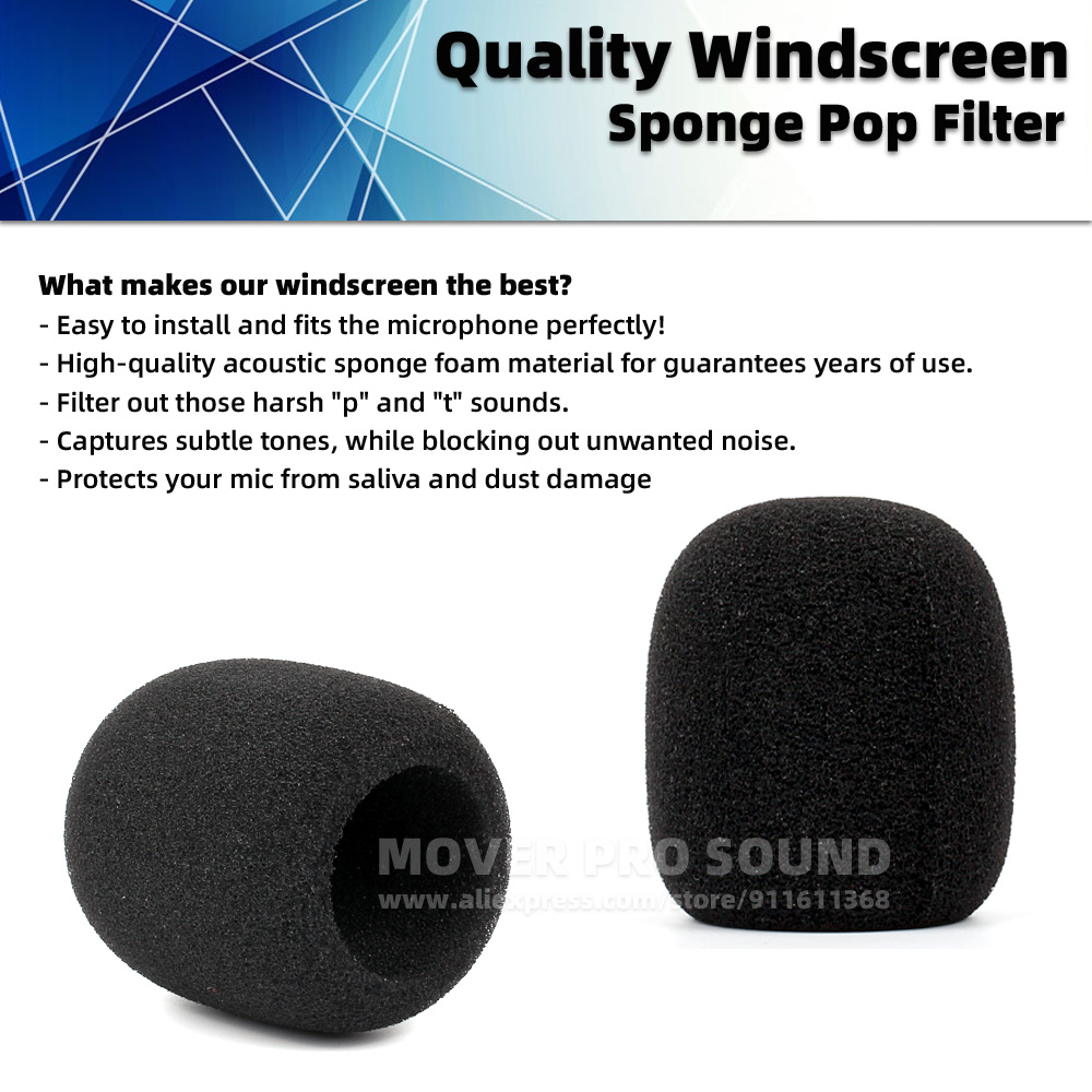Compatibile con SONY PCM-A10 P - Microphone Pop Filter Foam Windscreen recensione e prezzo