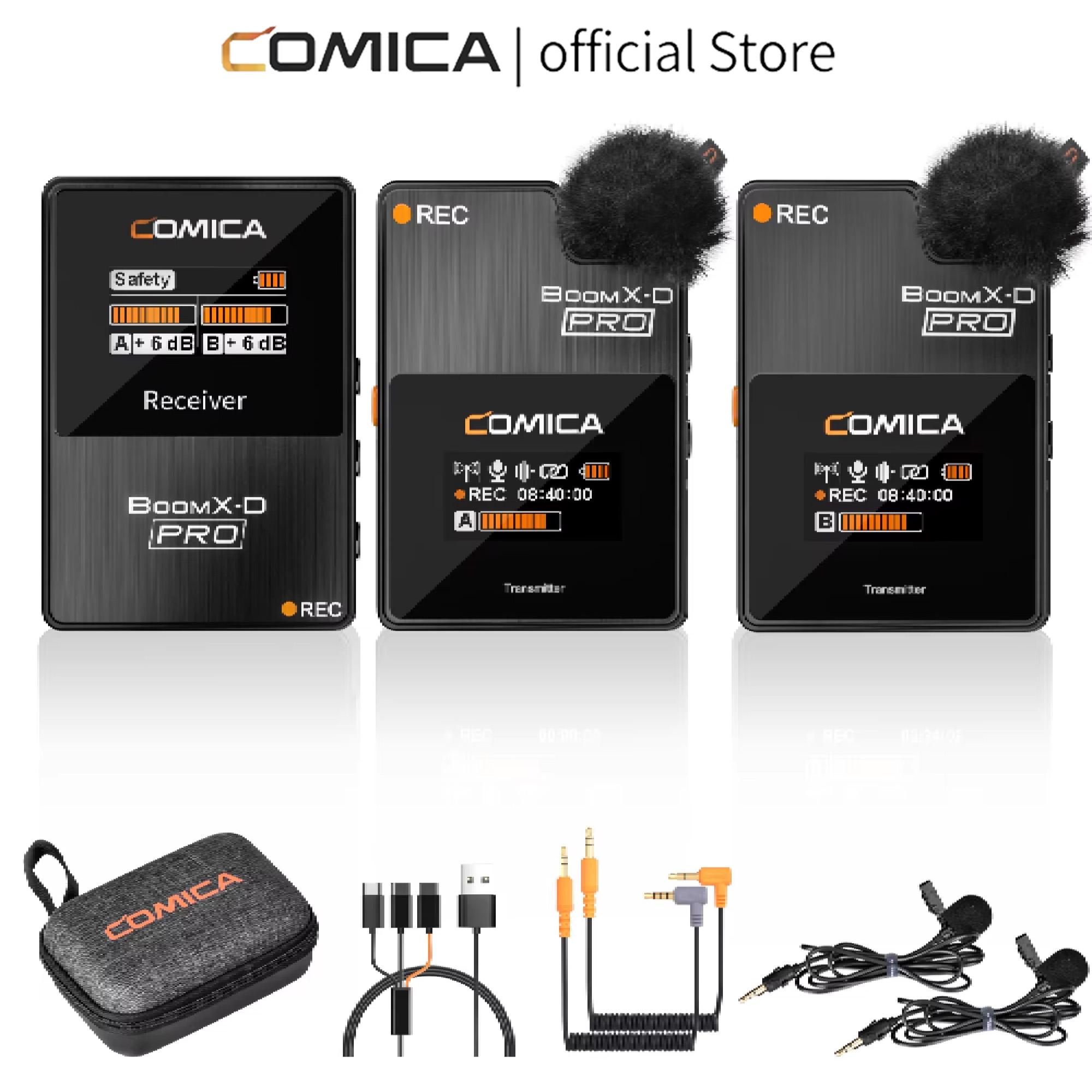COMICA BoomX-D Pro, microfono  - Wireless Lavalier Microphone Dual Receiver recensione e prezzo
