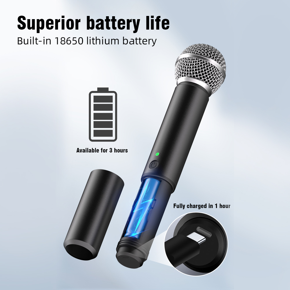 Microfono Wireless G-MARK regi - Rechargeable Wireless Mic Lithium Battery recensione e prezzo