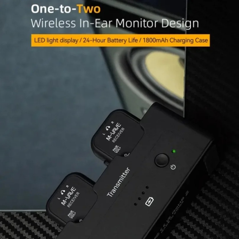 Sistema IEM Wireless M-VAVE SW - Wireless Lavalier Microphone Dual Receiver recensione e prezzo