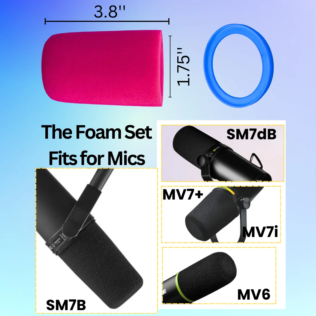 Filtro Anti-Pop di Ricambio pe - Microphone Pop Filter Foam Windscreen recensione e prezzo