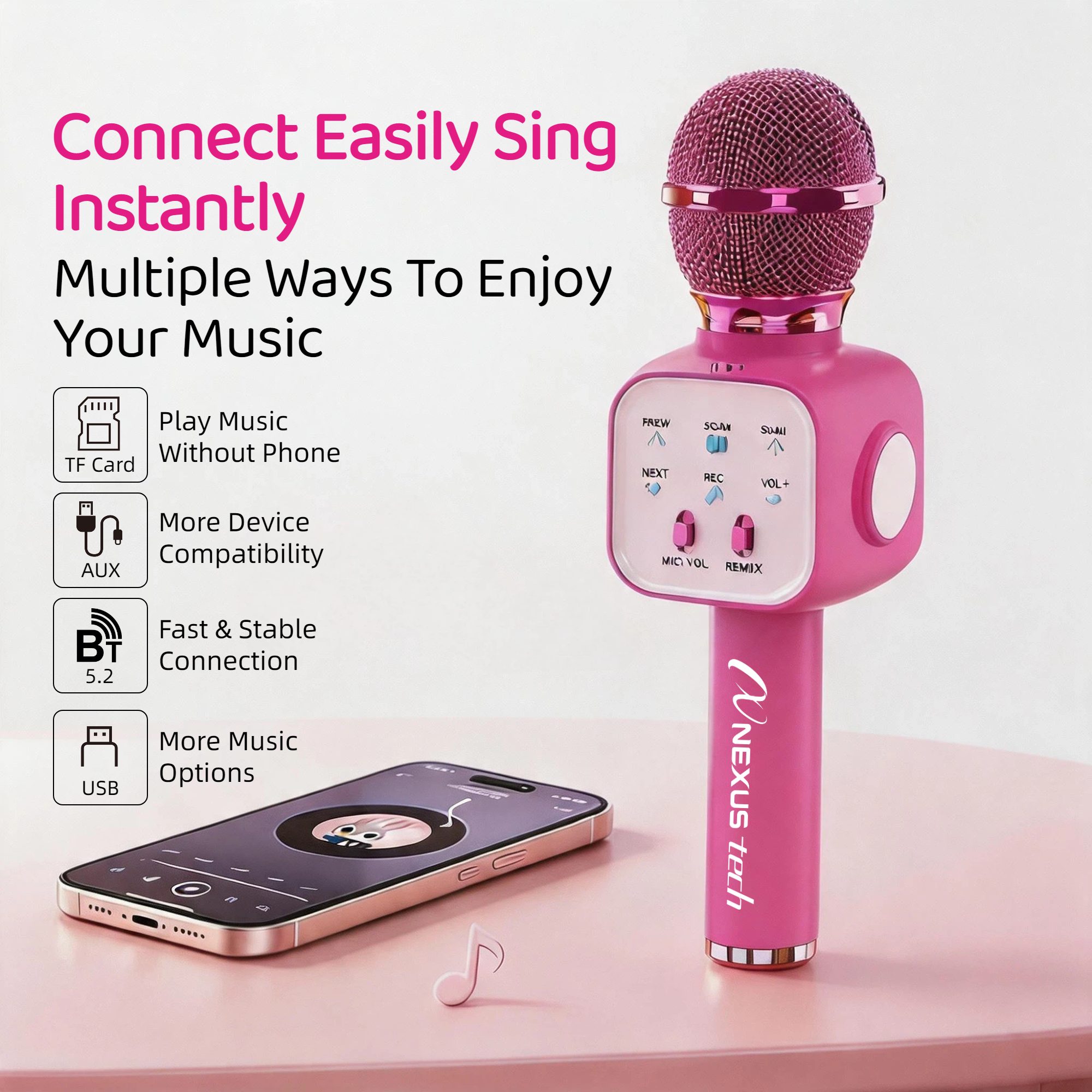 Macchina per Karaoke Wireless  - Bluetooth Karaoke Microphone Handheld recensione e prezzo