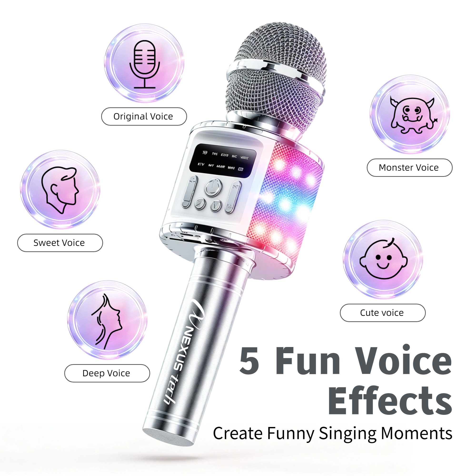 Microfono karaoke wireless con - Bluetooth Karaoke Microphone Handheld recensione e prezzo