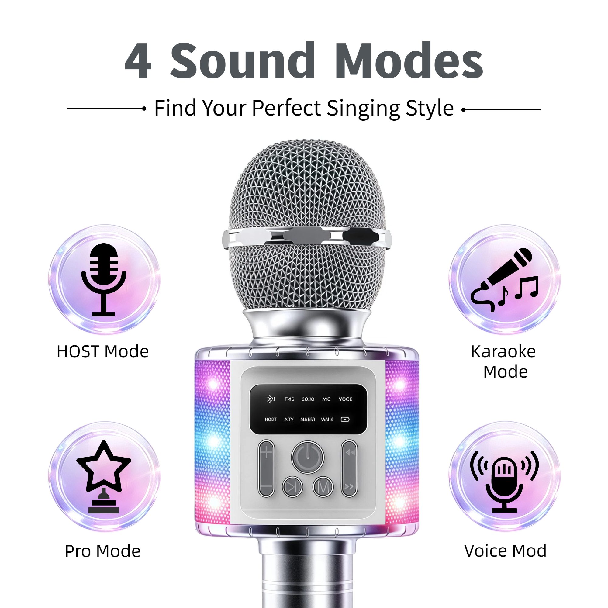Microfono karaoke wireless con - Bluetooth Karaoke Microphone Handheld recensione e prezzo