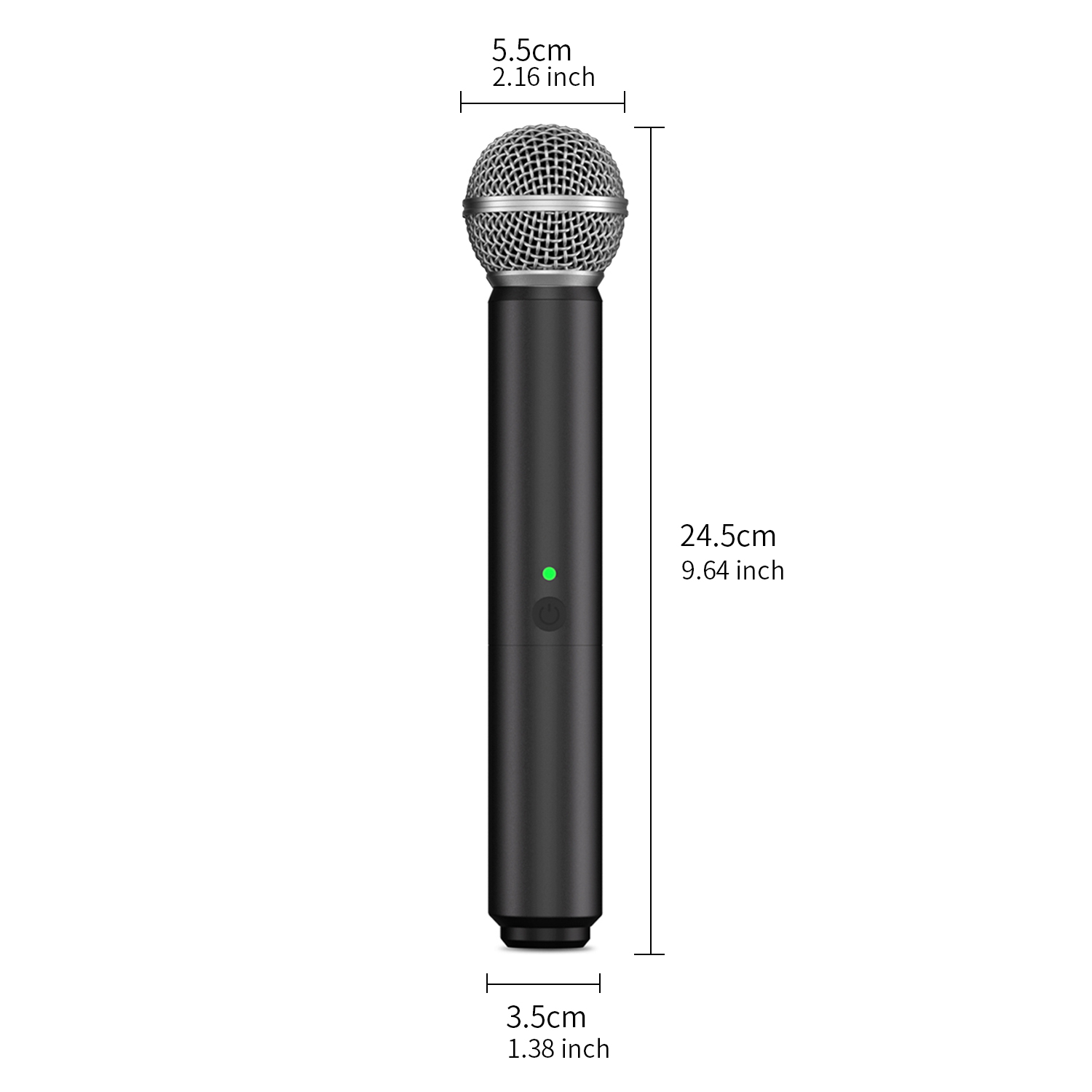 Microfono Wireless UHF G-MARK  - Rechargeable Wireless Mic Lithium Battery recensione e prezzo