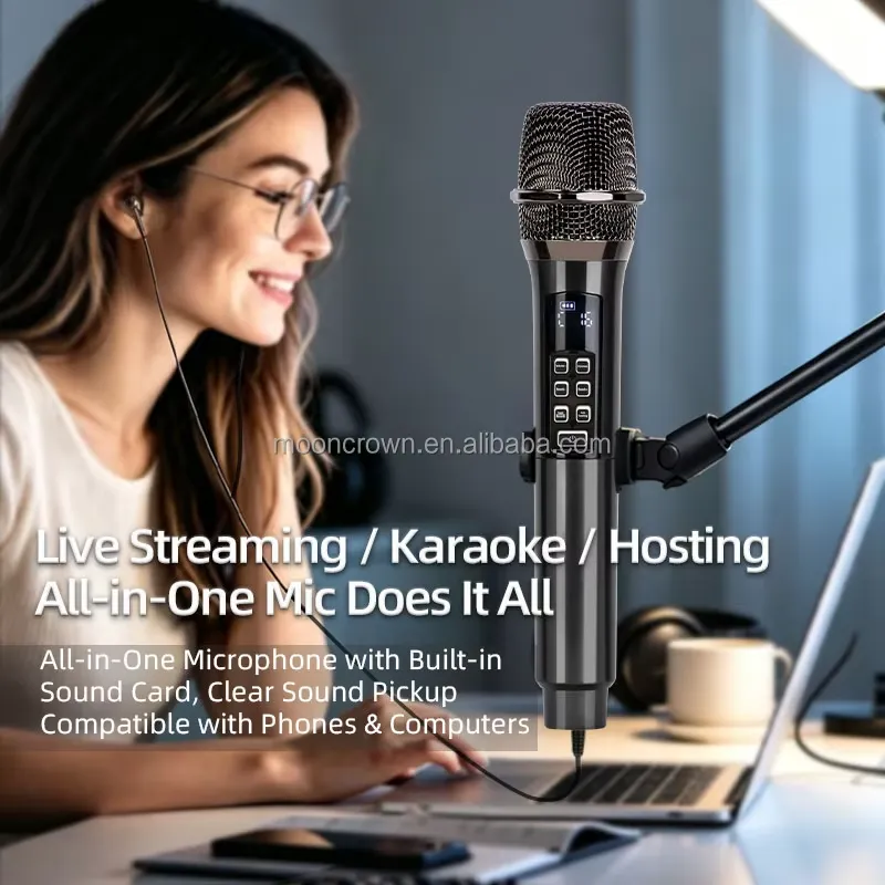 Microfono wireless dinamico pe - Bluetooth Karaoke Microphone Handheld recensione e prezzo