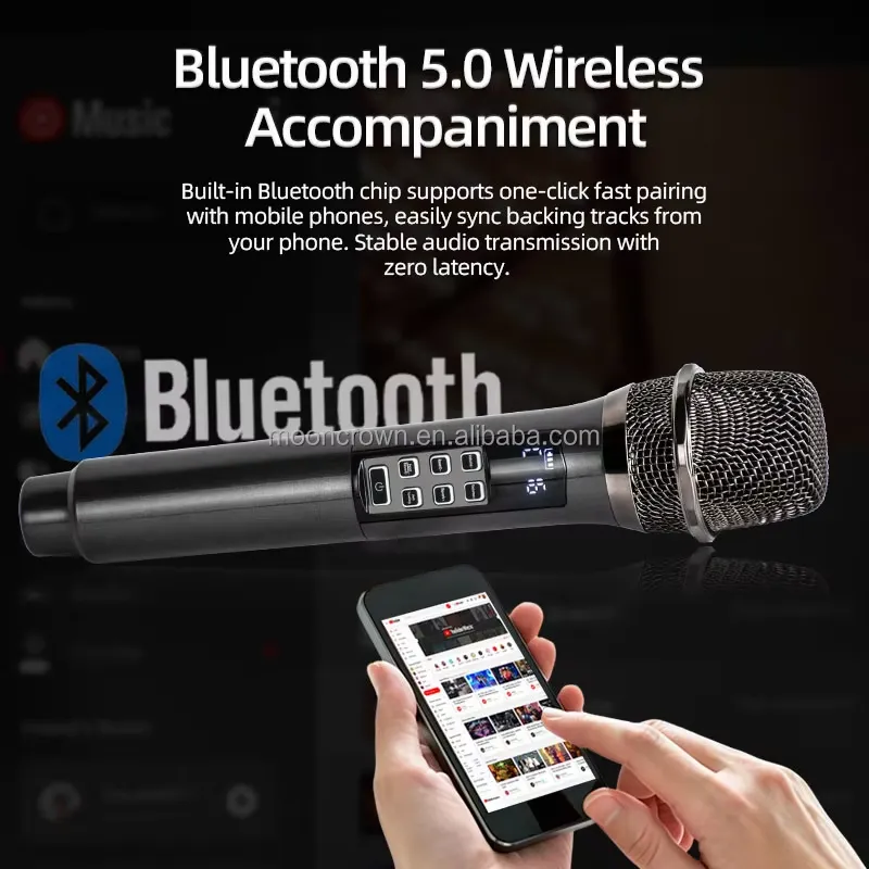 Microfono wireless dinamico pe - Bluetooth Karaoke Microphone Handheld recensione e prezzo