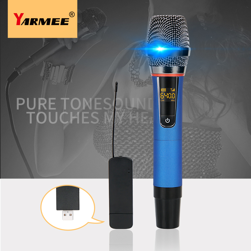 YARMEE Microfono wireless USB  - Rechargeable Wireless Mic Lithium Battery recensione e prezzo