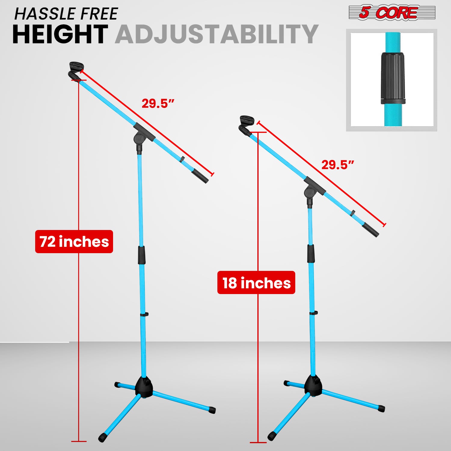 Supporto per Microfono a Trepp - Microphone Stand Boom Arm Floor recensione e prezzo