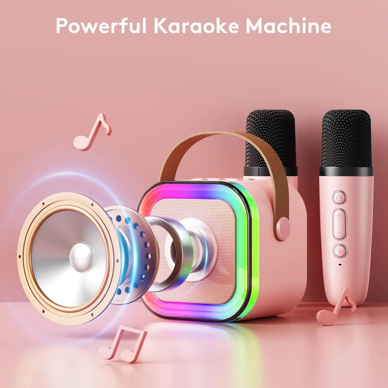 Macchina per karaoke K12 con 1 - Bluetooth Karaoke Microphone Handheld recensione e prezzo