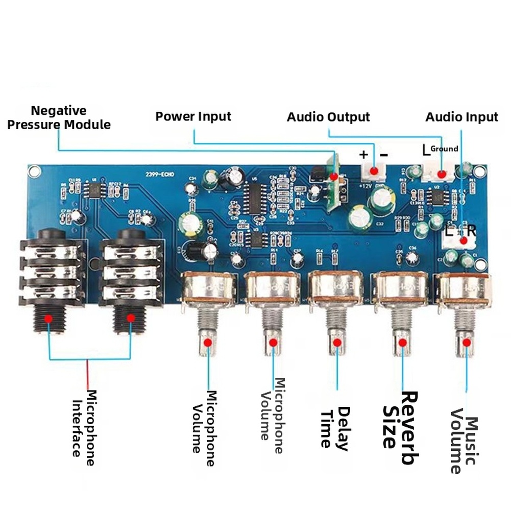 Scheda Preamplificatore per Mi - Karaoke Audio Mixer Echo Delay recensione e prezzo