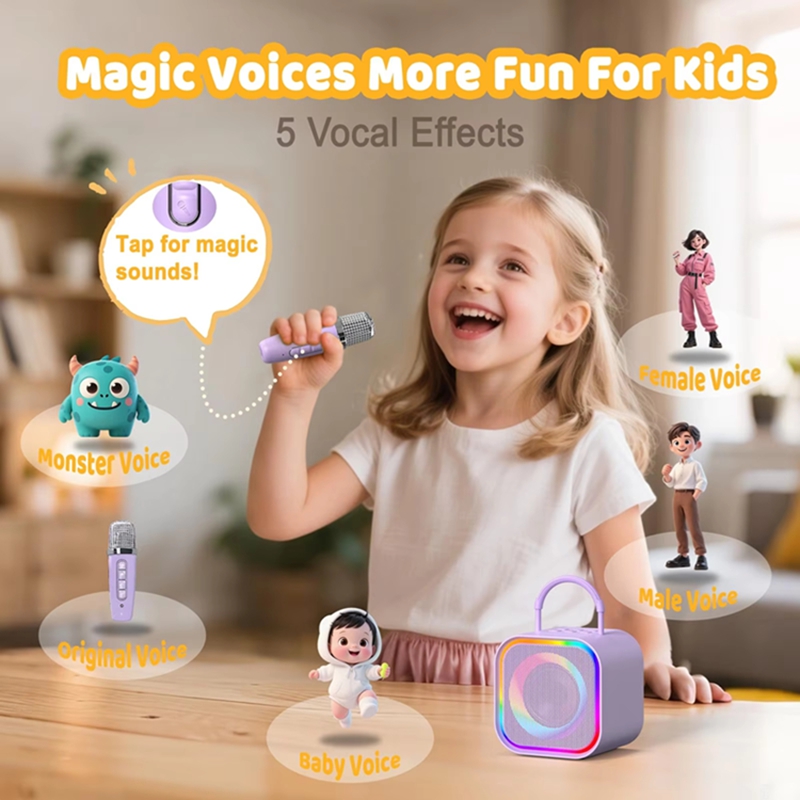 LZQLY Mini macchina per karaok - Karaoke Machine Portable With 2 Mic recensione e prezzo