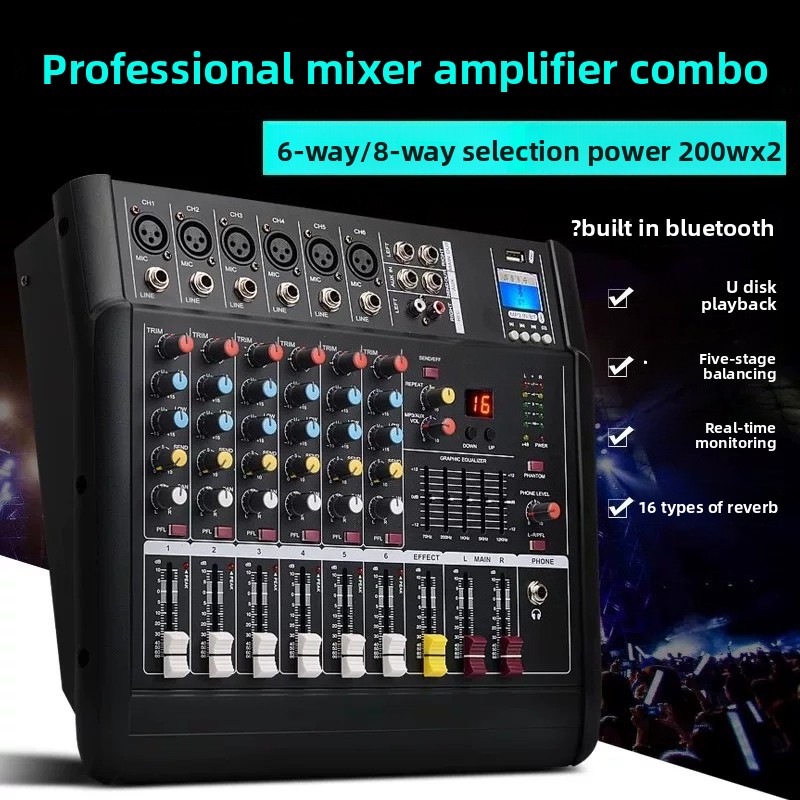 Mixer con amplificatore di pot - Karaoke Amplifier Mixer Bluetooth recensione e prezzo