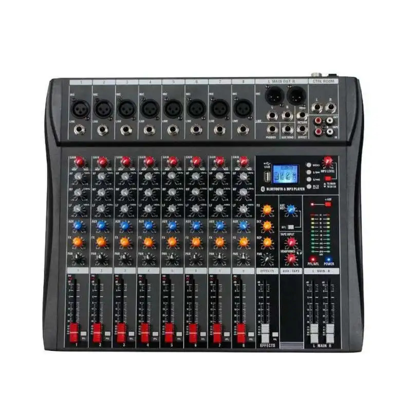 Mixer Audio USB Bluetooth a 8  - Karaoke Amplifier Mixer Bluetooth recensione e prezzo