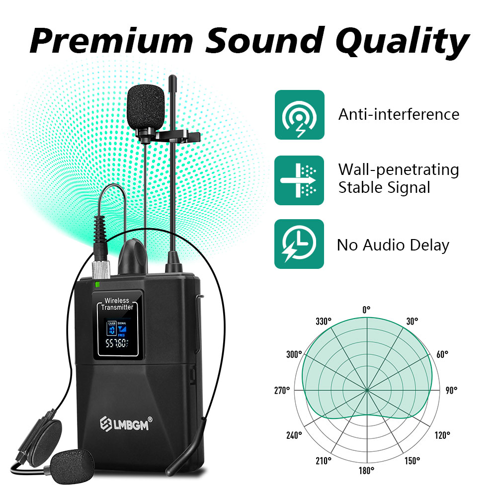 Sistema Microfonico Wireless U - Wireless Lavalier Microphone Dual Receiver recensione e prezzo