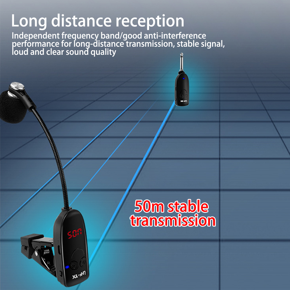 Saxofone Microfono senza fili  - Wireless Lavalier Microphone Dual Receiver recensione e prezzo