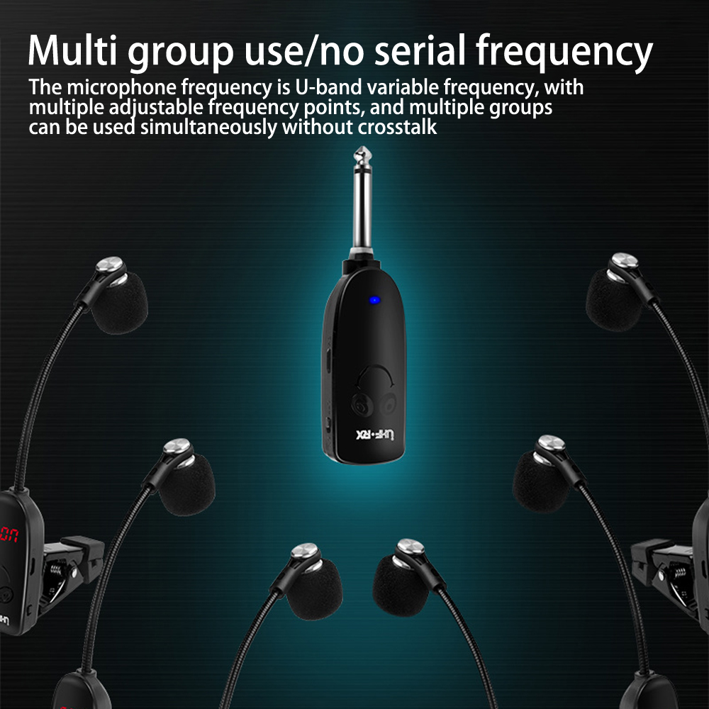 Saxofone Microfono senza fili  - Wireless Lavalier Microphone Dual Receiver recensione e prezzo
