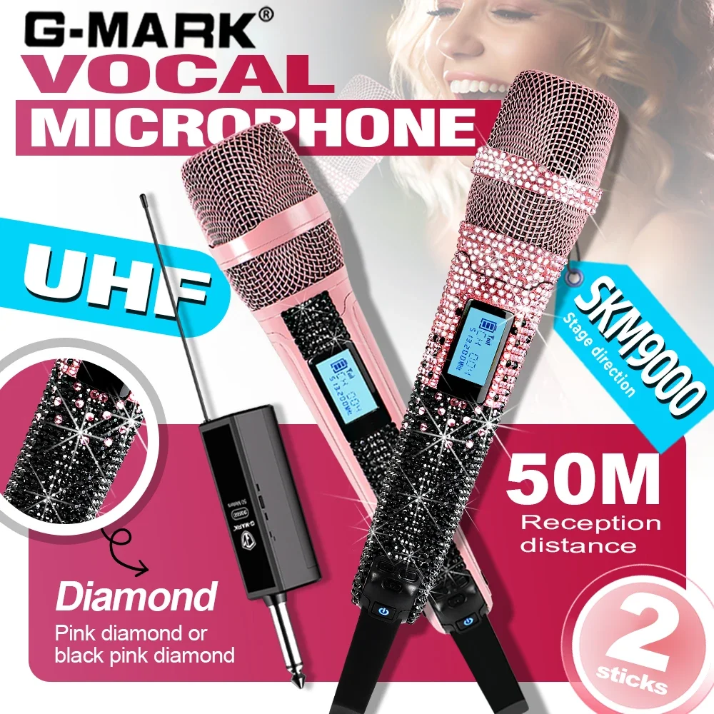 Microfono Wireless UHF Rosa Ri - Rechargeable Wireless Mic Lithium Battery recensione e prezzo