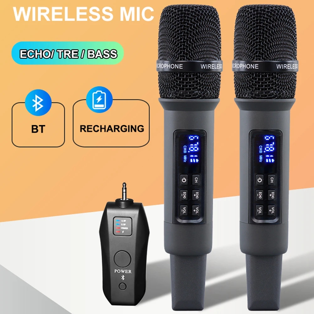 Microfono Dinamico Wireless UH - Bluetooth Karaoke Microphone Handheld recensione e prezzo